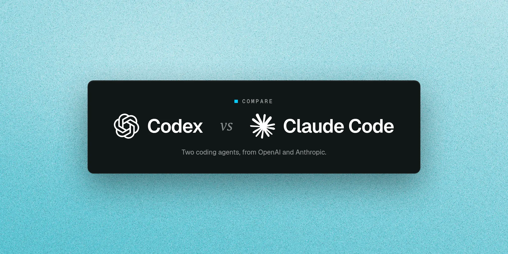 Codex vs Claude Code comparison